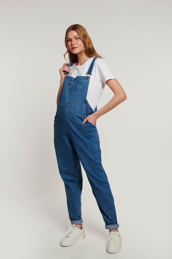 Lyn Mama Johana Maternity Denim Overalls