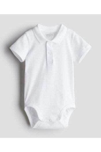 Venus Digital Polo Collar Baby Bodysuit