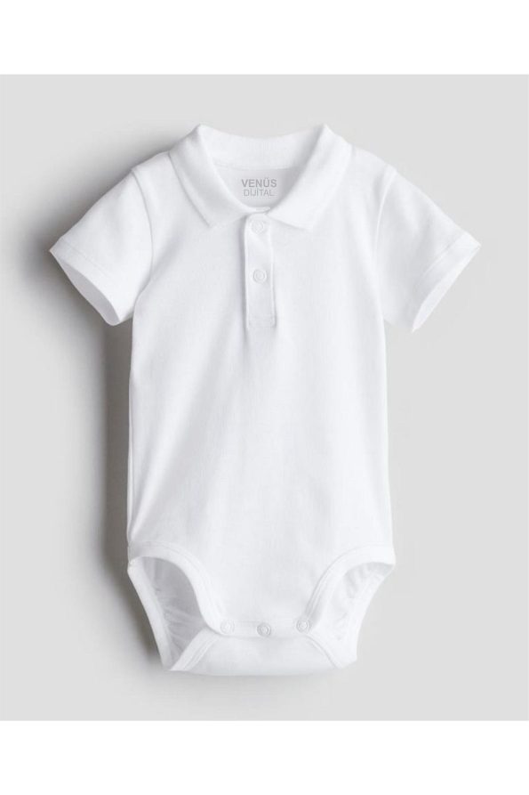 Venus Digital Polo Collar Baby Bodysuit