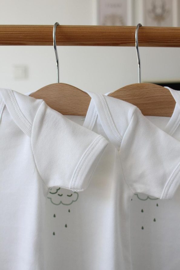 Mini Ropa Organic Cotton Baby Bodysuit Set - 3 Pack