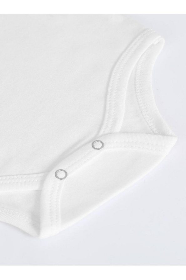 Vitmo 5-Pack Baby Strap Bodysuit with Height Extender Gift - 100% Cotton