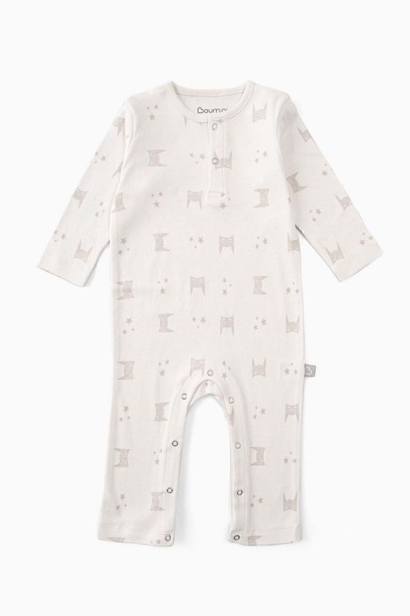 Boumini Baby Long Sleeve Snapsuit I Am Batman