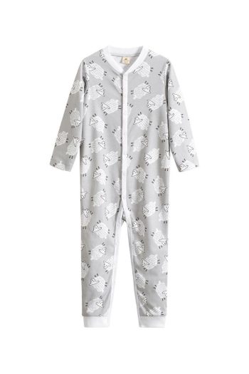 Molica Baby Long Sleeve Printed Organic Cotton Romper