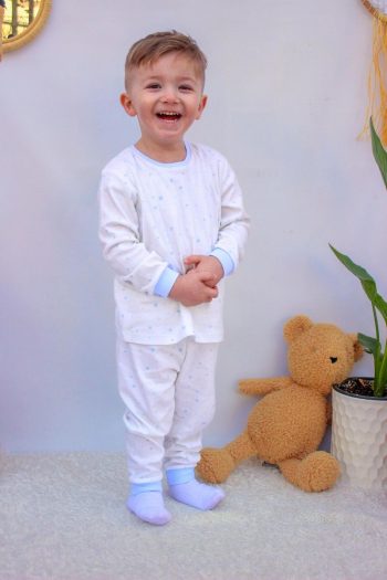 Mini Ropa Boys' Starry Seasonal Pajama Set