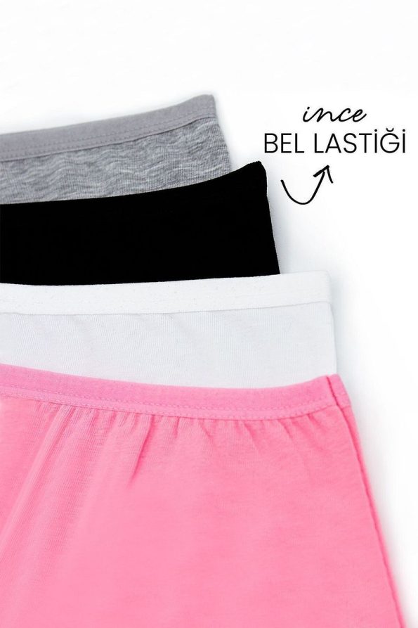 Öts Girls' Colorful 5-Pack Stretch Boxer Leggings