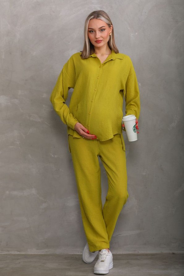 Miss Dünya Lissa Front Button Maternity and Nursing Tunic Set