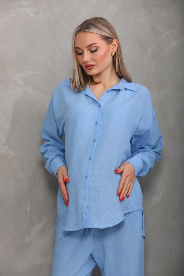 Miss World Lissa Front Button Maternity and Nursing Tunic Set