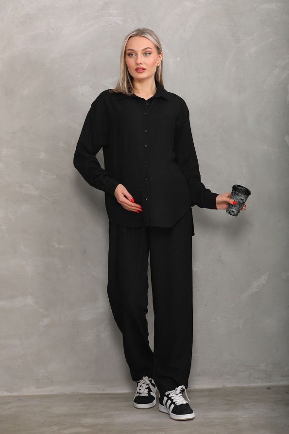 Miss World Lissa Front Button Maternity and Nursing Tunic Set