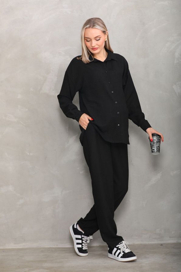 Miss World Lissa Front Button Maternity and Nursing Tunic Set