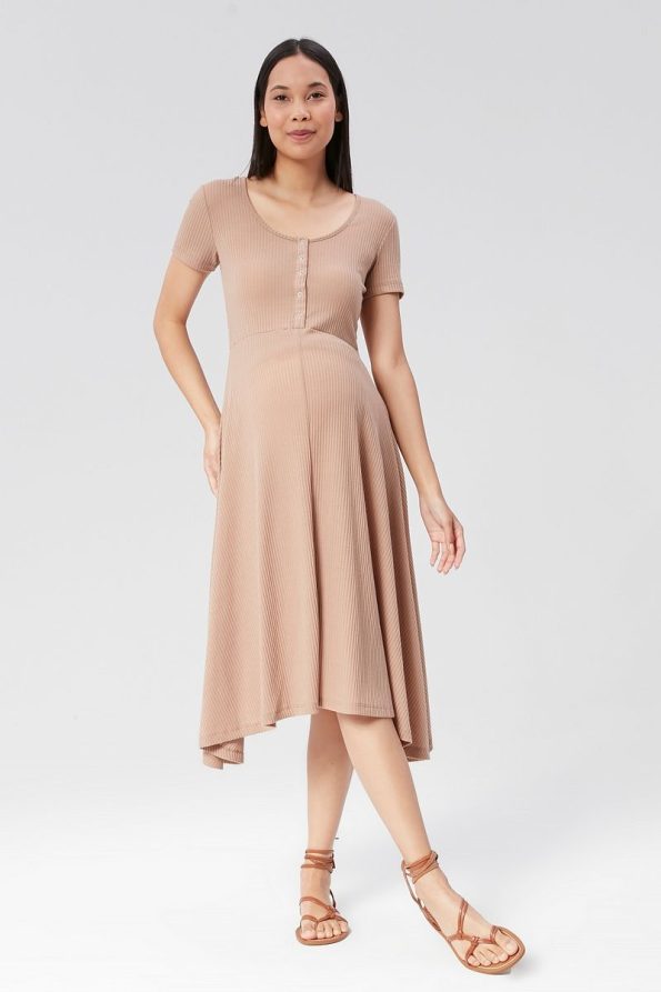 Lyn Mama Eros Mink Maternity Dress