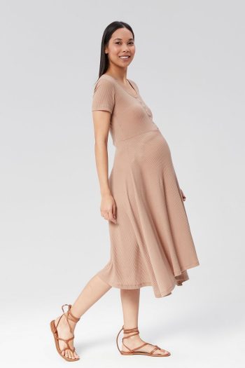 Lyn Mama Eros Mink Maternity Dress
