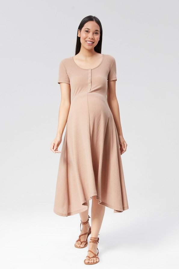 Lyn Mama Eros Mink Maternity Dress
