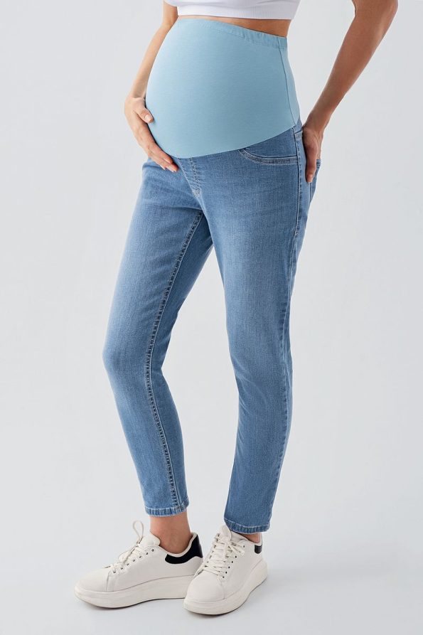 Adjustable Waist Maternity Boyfriend Jeans