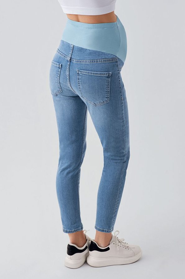 Adjustable Waist Maternity Boyfriend Jeans