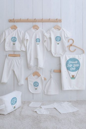 Tuğba Swan Organic 11-Piece Hospital Set - Pure Baby - Bear Dream