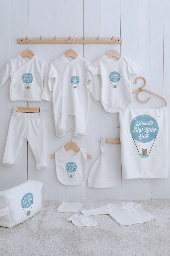 Tuğba Swan Organic 11-Piece Hospital Set - Pure Baby - Bear Dream