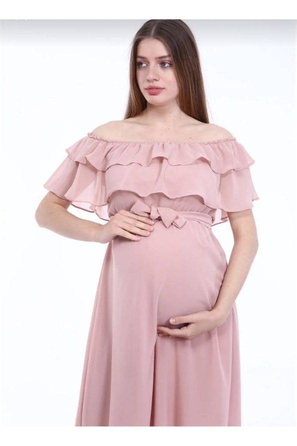 ADASTYLE Collar Chiffon Dress