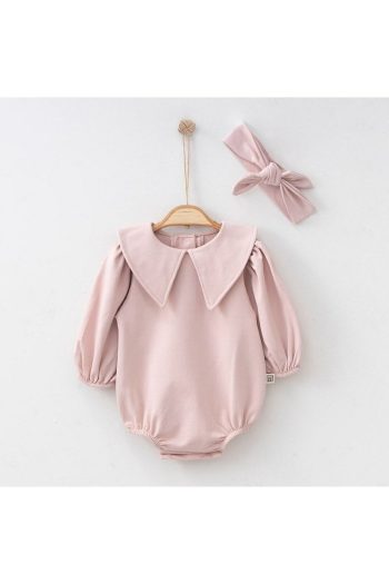 Minimus Cotton Alisa Romper Set for Baby Girls