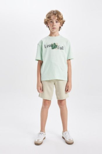 Boys' Oversized Graphic Short Sleeve T-Shirt