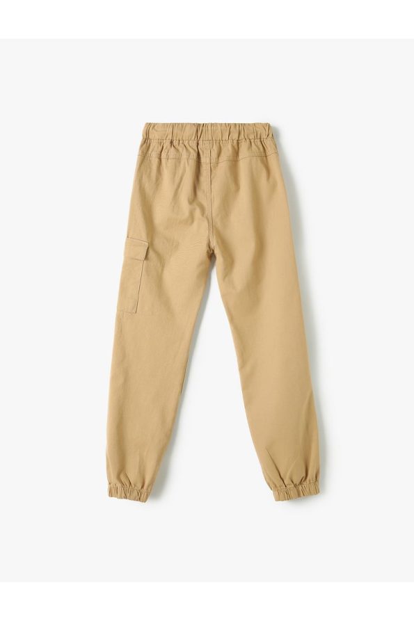 Koton Boys Beige Canvas Pants
