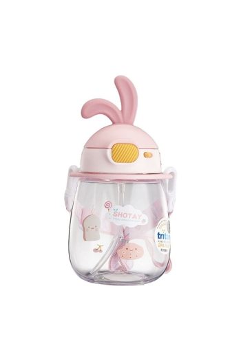 Shotay Rabbit Straw Water Bottle 600 ml