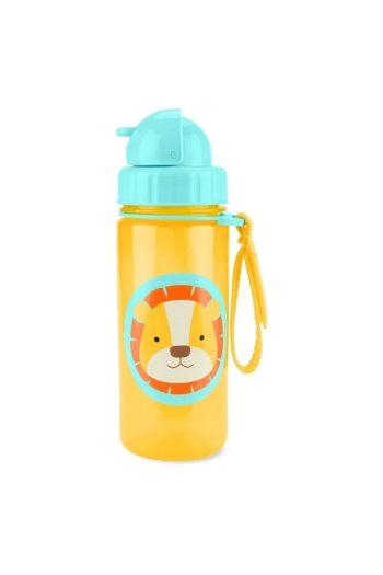 Skip Hop Zoo Lion New Straw Water Bottle