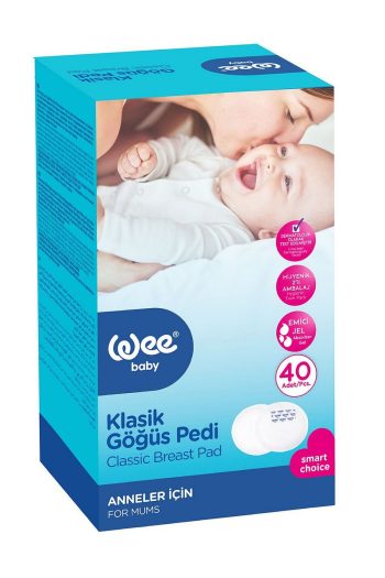 Wee Baby Classic Sticky Breast Pads - 40 Pack