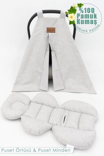 Mordesign Baby Orthopedic Stroller Cushion Set, Gray