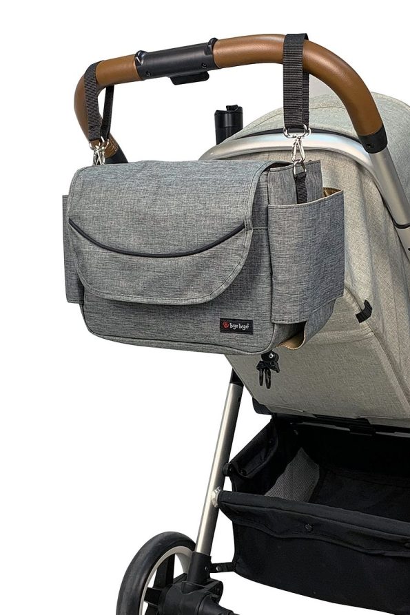 Bye Bye Stroller Baby Stroller Bag Simple Gray