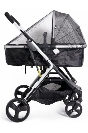 Özlem Toys Baby Stroller Mosquito Net (Black, Compatible with All Strollers)