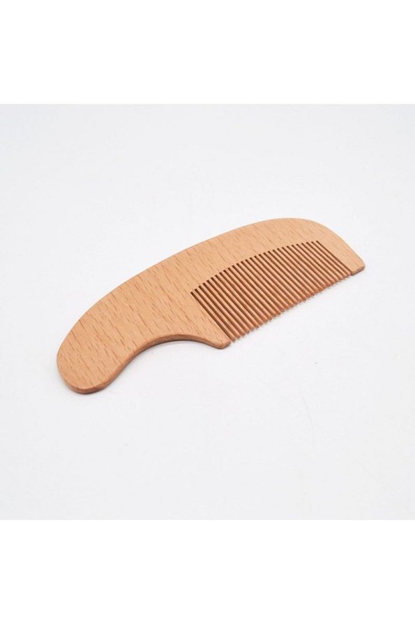 2-Piece Baby Set with Natural Goat Hair Brush and Comb