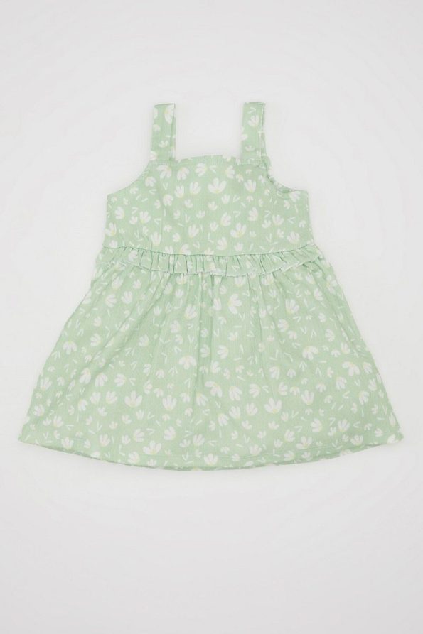 Floral Sleeveless Dress for Baby Girls
