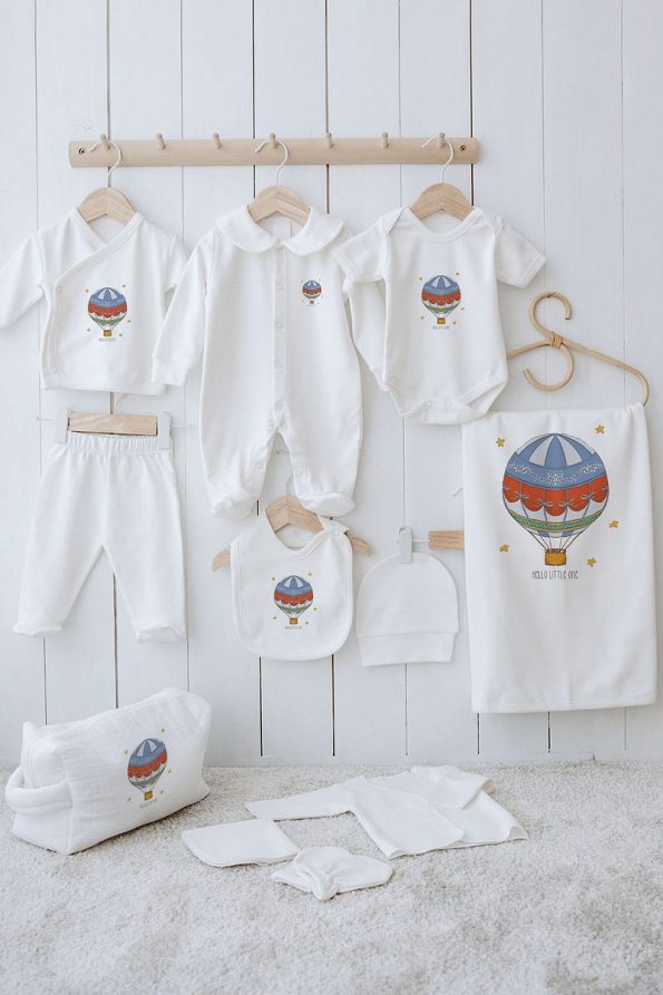 Tuğba Swan Organic 11-Piece Hospital Set - Zezig x Royal Series - Blue