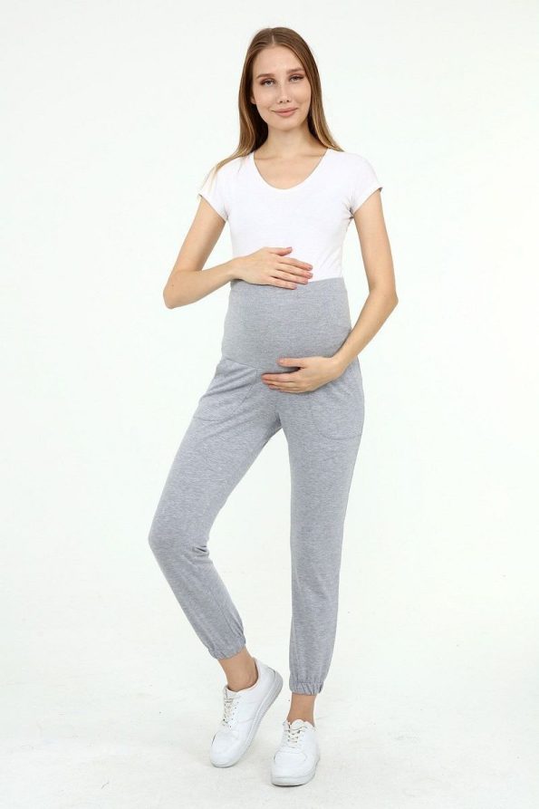 Luvmabelly Myra Grey Maternity Jogger Pants