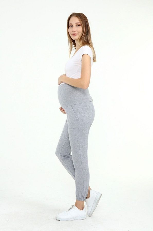 Luvmabelly Myra Grey Maternity Jogger Pants