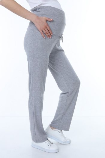Luvmabelly Myra Adjustable Waist Maternity Daily Home Pants - Grey