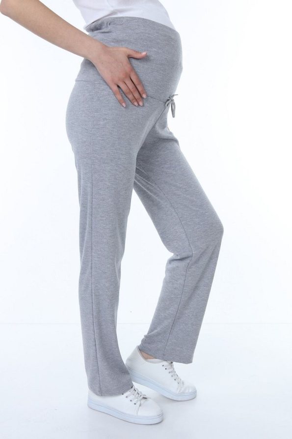 Luvmabelly Myra Adjustable Waist Maternity Daily Home Pants - Grey