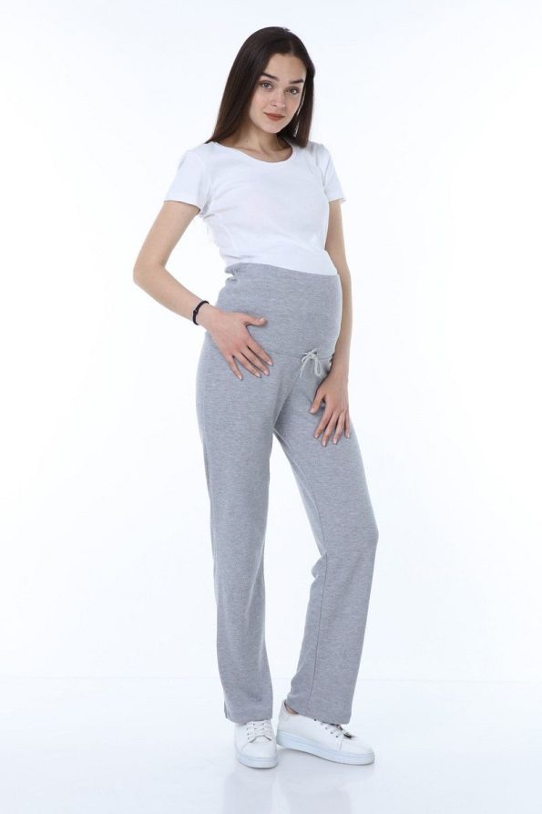 Luvmabelly Myra Adjustable Waist Maternity Daily Home Pants - Grey