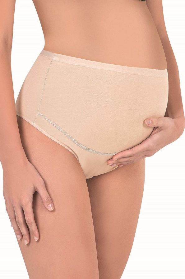 ÖZKAN Women's Cotton Blend High-Waisted Maternity Briefs