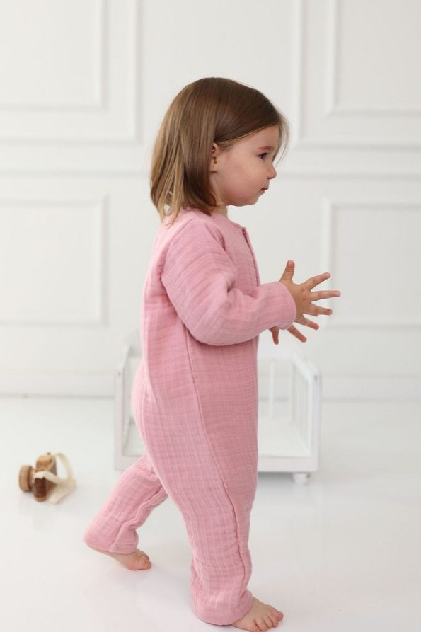 Cuckoo Cotton Baby Winter Romper 4K Muslin Fabric