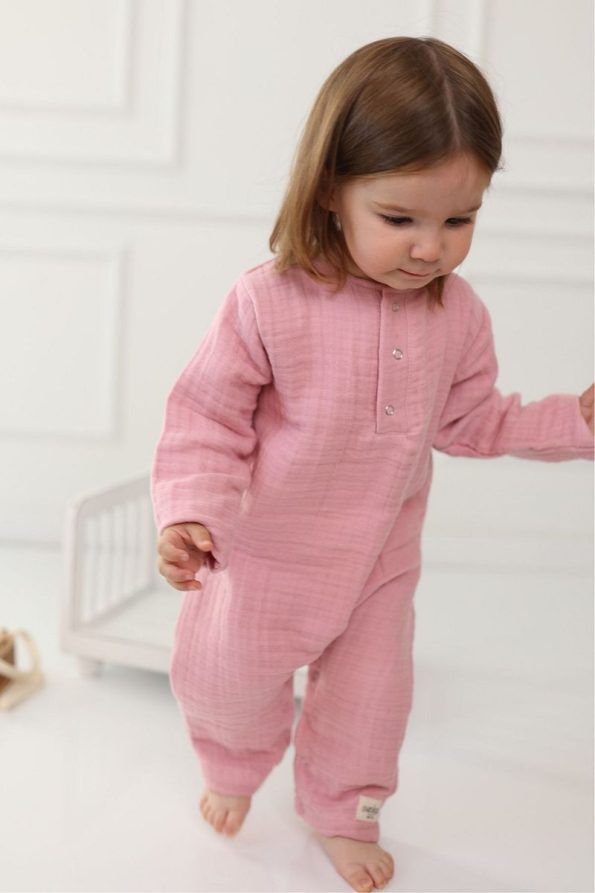 Cuckoo Cotton Baby Winter Romper 4K Muslin Fabric