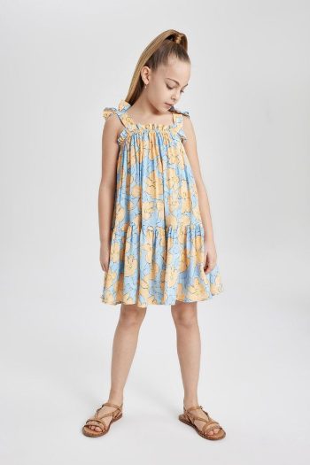 Floral Print Summer Dress for Girls