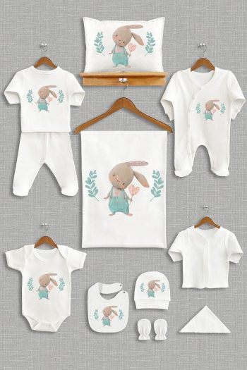 Bebeqon Unisex Organic Baby Hospital Set