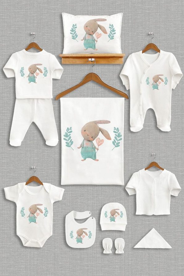 Bebeqon Unisex Organic Baby Hospital Set