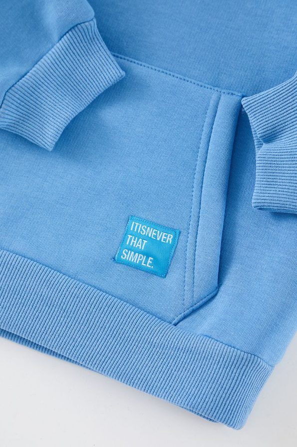 Trendyolmilla Kids Blue Boys' Plain Knit Mini Me Sweatshirt
