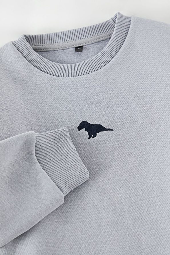 Trendyolmilla Kids Grey Printed Knit Sweatshirt for Boys