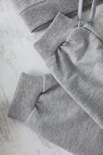 Trendyolmilla Kids Gray Melange Boys' Cotton Knit Outfit