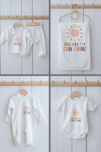 Tuğba Swan Organic 11-Piece Hospital Set - Little Baby - You Are My Sunshine