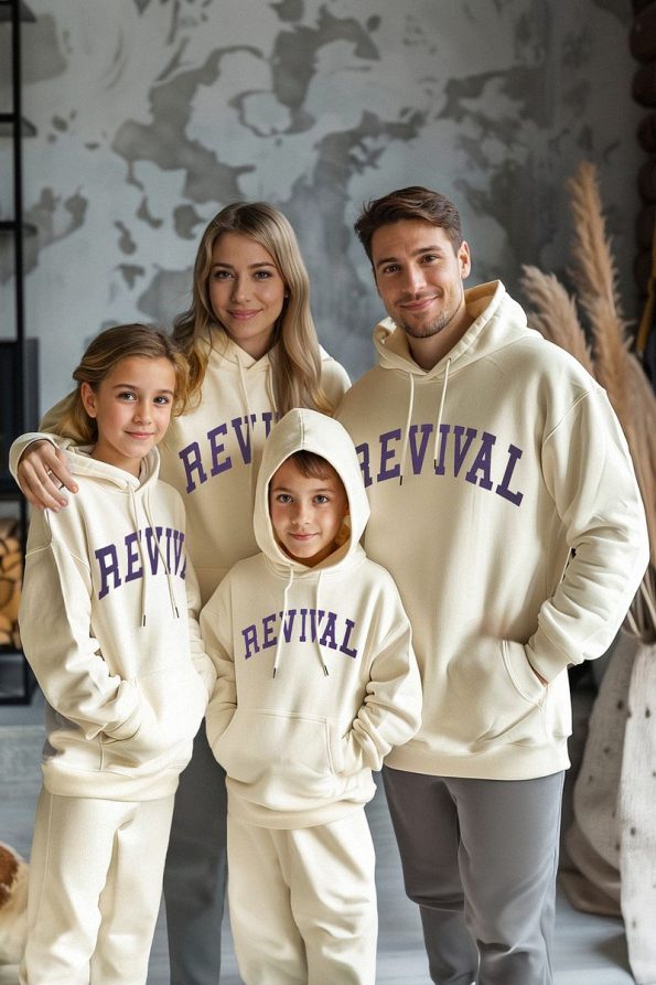 Trendyolmilla Kids Unisex Family Slogan Printed Knit Sweatshirt