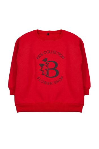 Trendyolmilla Kids Red Girls Seasonal Lightweight Cotton Sweater